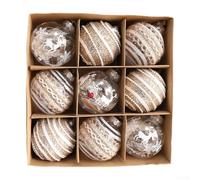 Christmas Ball Ornaments 8CM 3 15 Inch Plastic Baubles with Hooks for Tree and Seasonal Event Decoration to Enhance Holiday Atmosphere at Home and Venues (original B 8cm9)