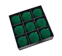 Christmas Ball Ornaments - 9 Pieces 3.9 Inch Frank Proof Tree Decorations, Elegant Holiday Charm Baubles for Indoor Outdoor Christmas Party, Holiday Decorations