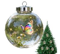 Christmas Ball Ornaments | Acrylic 3D Party Decorations | Turtle Dolphin Bird Christmas Ornaments Balls - for Party Wall Window Door Shelf Bedroom Living Room Office Holiday Garden Yard Patio Porch