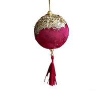 Christmas ball ornaments with a hot air balloon lantern design to create an engaging and festive atmosphere in holiday decorations (RedB)