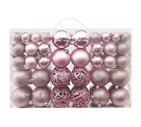 Christmas Ball Set 100 Piece Tree Xmas Hanging Christmas Tree Ball vidaXL