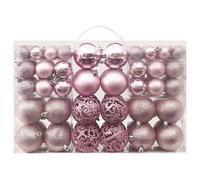Christmas Ball Set 100 Piece Tree Xmas Hanging Christmas Tree Ball vidaXL