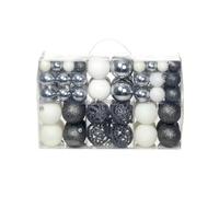 Christmas Ball Set 100 Piece Tree Xmas Hanging Christmas Tree Ball vidaXL