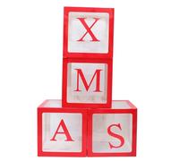 Christmas Balloon Box Set with Cardboard and Pvc for Parties