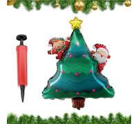 Christmas Balloon Decorations, Christmas Tree Decor With Reindeer And Father - Inflatable Balloons Standing For Winter - For Celebrations Birthday New Year Winter And Holidays