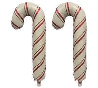 Christmas Balloons Christmas Decoration Balloons Santa Elk Candy Cane Merry Christmas Snowman Large Foil Balloon Christmas Standing for Christmas Day Party (C)