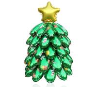 Christmas Balloons for Table Decorations, 1Pcs 14 Inch Christmas Tree Balloon, Self Standing Foil Balloons for Christmas Party Birthday Party Supplies Festive Holiday Celebrations