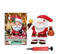 Christmas Balloons Set Nylon Foil Santa Reindeer Christmas Tree Standing Decorations for Indoor Outdoor Festive Atmosphere