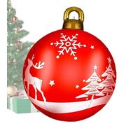 Christmas Balls,23Inch Large Christmas Decorated Ball Ornaments | Festive Big Props Decorations for Garden Festival Indoor Party Winter Party Porch Yard Outside