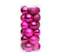 Christmas Balls Decoration Christmas Pendant Decorative Shatterproof Tree Pendants Hanging 40 Mm Baubles Balls Ornaments Set Pack Of 24 Pcs Hanging Ornaments Baubles
