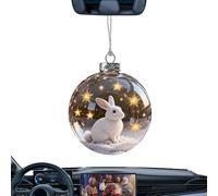 Christmas Balls Ornaments - 2.76 Inches Abs Animal Ball Seasonal Decor | Glitter Matte And Shiny Finish Hanging Ornaments For Holiday Party Decor | Baubles - Home Office Festive