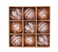 Christmas Balls, Shatterproof Balls Ornaments - Seasonal Pendants for Retail Store Window Display Home Apartment Classroom Activity