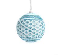 Christmas Balls Tree Pendant Ornaments Hanging Decor Foam Material Holiday Decorations for Home Party Winter Festive Atmosphere Simple Warm Feeling(Blue)