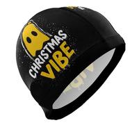Christmas Banan ghosts swim for Unisex Adults Short Hair waterproof large swim for women Hair Protection and Drag Reduction gorros para natacion