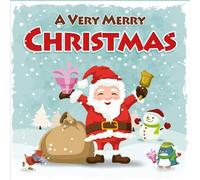 Christmas Basket Stuffers For Baby Boy, Girl: A Very Merry Christmas, High Contrast Book For Newborns 0-12 Months: With 99 Simple Black & White ... With Santa, Bear (Christmas Presents Baby)