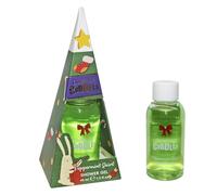Christmas Bath and Body Gifts Ladies Cosmetic - Packaged as a Gift (45ml Shower Gel Peppermint Swirl 9149)
