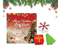 Christmas Bath Balls for Kids Pack of 3 Soothing Christmas Tree and | Toy in children's bath bombs for friends, children, and girls, daughter and son