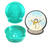 Christmas Bath Bomb Moulds (Snowman Snowglobe, Large)