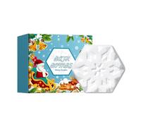 Christmas Bath Bombs for Kids Girls Boys, Fun Kids Safe, Handmade Natural Bubble Spa Bath Ball Perfect Stocking Stuffers, Bath Bomb Gifts for Birthday Christmas for Girls 3-12 (Snowflakes)