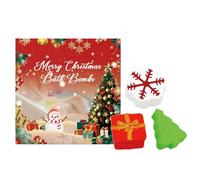 Christmas Bath Bombs Set for Kids, with Long-Lasting Fragrance, 3pieces, Festive Bath Bombs Set, Christmas Soothing Spa Gift, Skin-Nourishing Formula, for Women, Girls, Boys, Mothers, Yoga, Spa