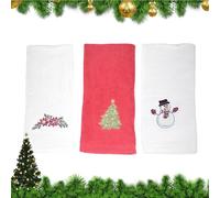 Christmas Bath Towels | 3 Pieces Highly Absorbent Fast Drying | Decorative Towel Set for I - For Travelling To The Beach, Gardening, Camping, Sports, Fitness, Holidays