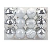 Christmas Bauble Decoration Hanging Tree Ornament X 24 8Cm Silver