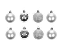 Christmas Bauble Decoration Hanging Tree Ornament X 8 5Cm Silver