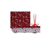 Christmas Bauble Decoration Pattern Boxed X 12 12 piece 7. 5cm Bauble Set VFM e-Store Multi One Size