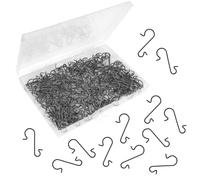 Christmas Bauble Hooks,Ornament Hooks,Christmas Tree Hooks,200Pcs Black,Premium Xmas Tree Decorations,Multi-Purpose Use for DIY Crafts & Holiday Decor,Ideal for Home Decorators & DIY Crafts Decor