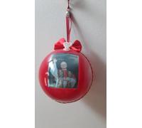 Christmas Bauble Ornament, Pope Leo XIV Robert Francis Prevost, 8 cm, Handmade decorative tree Ornaments Xmas