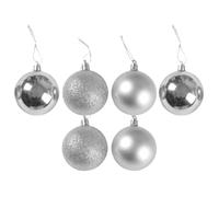 Christmas Bauble Ornaments - 3.15 Inch Shatterproof Decorative Globes, Christmas Tree Hanging Decorations, Bulk Pack, Gives Seasonal Christmas Decoration at Home, Workplace, Party