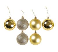 Christmas Bauble Ornaments - 3.15 Inch Shatterproof Decorative Globes, Christmas Tree Hanging Decorations, Bulk Pack, Gives Seasonal Christmas Decoration at Home, Workplace, Party