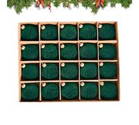 Christmas Bauble Ornaments - Hanging Decorative Baubles, 20-Piece Christmas Ornament Collection, Festive Pendant Set for the Christmas Tree | For Home, Party, Festival, Meeting, Indoor and Dr