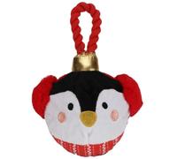 Christmas Bauble Pet Toy - Bring Some Christmas Cheer To Your Pup's Playtime With This Christmas Bauble Pet Toy - A Fun And Festive Bauble Toy For Your Dog To Chase, Catch, And Tug (Penguin)