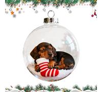 Christmas Bauble - Shatterproof Transparent Decoration | Party Pendants for Bedroom, Window, Home, Parties, Indoor and Outdoor