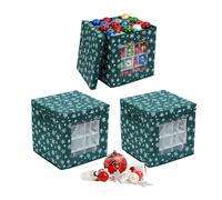 Christmas bauble storage box Bauble box Set of 3