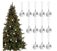 Christmas Baubles - 12 Pieces Festive Wedding Party Home Daily Holiday | Christmas Tree, Table, at