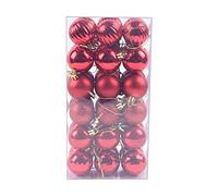 Christmas Baubles 8CM Burlap Ball Ornaments Shatterproof Hanging Balls Sets Tree Holidays Home Xmas Party Decoration Teal Baubles Christmas Tree