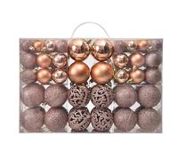 Christmas Baubles 8CM Burlap Ball Ornaments Shatterproof Hanging Balls Sets Tree Holidays Home Xmas Party Decoration Teal Christmas Baubles