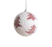 Christmas Baubles 8cm Shatterproof Foam Ball Ornament, B