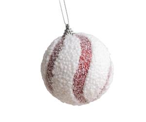 Christmas Baubles 8cm Shatterproof Foam Ball Ornament, D