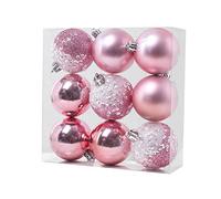 Christmas Baubles Christmas Balls Hanging Ornaments Tree Decorations Baubles Xmas Blue Silver Set Shatterproof Winter Wonderland Theme Gold Tree Decorations