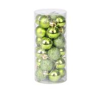 Christmas Baubles decoration 12/24pcs 3-4cm Christmas Tree Decor Ball Bauble Plastic Hanging Ornaments Decorations For Home New Year Navidad(A3-24pcs 3cm)