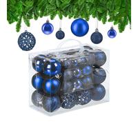 Christmas baubles Decorative Xmas Balls Plastic Holiday Decorations Lightweight