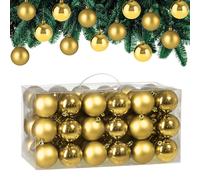Christmas Baubles Gold 54Pcs