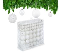Christmas Baubles Holiday Ornaments Glittering Tree Decorations Decorative 150