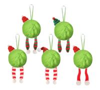 Christmas Baubles, Home Decoration Soft Indoor | Hanging Christmas Decoration, 6 cm for Outdoor, Garland, Table, Garden, Stairs, Tree, Porch, Path and Railing