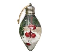 Christmas Baubles Ornaments - Unbreakable LED Lighting Hanging Decoration - Christmas Tree Ornament - Indoor Decoration for Winter Parties Hanging Window Wall