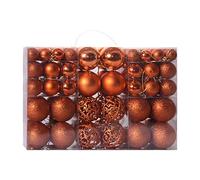 Christmas Baubles Red Green Tree Decorations Set Shatterproof Xmas Balls Ornaments Baubles Hanging Festive Holiday Home Decor Mini