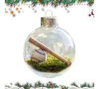 Christmas Baubles | Sports Mini Ball Scene Holiday Decoration - Family Christmas Decorations - for Gatherings Fireplace Sims Indoor and Outdoor Party Dining Table Housewarming